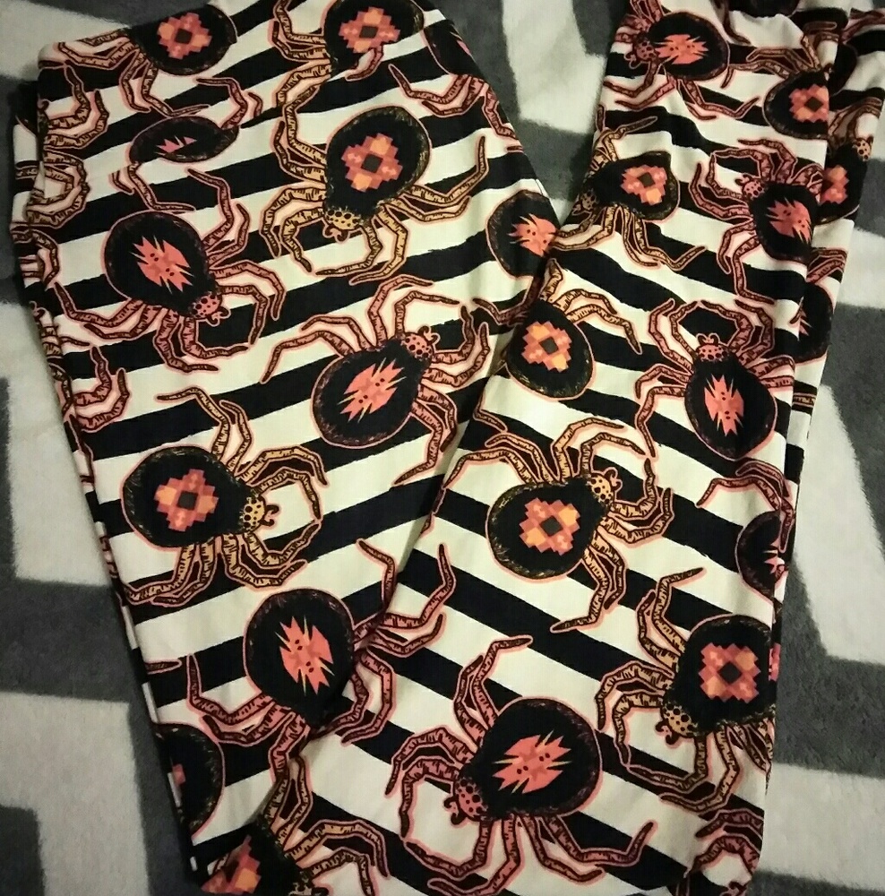 LuLaRoe - TC - Halloween Spider Leggings